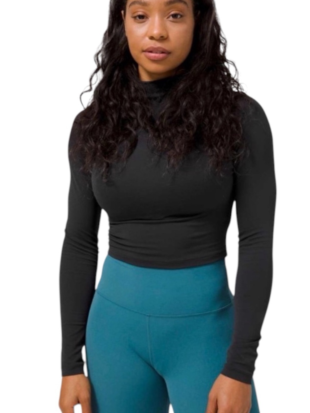 Lululemon All Aligned Mock Neck Long Sleeve Size 2